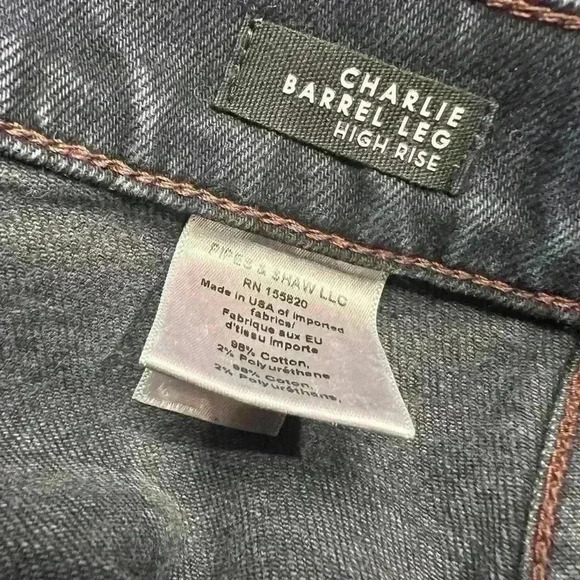 VERONICA BEARD CHARLIE BARREL LEG HIGH RISE 24 - Picture 9 of 10